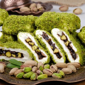 Antep Fıstıklı Çikolatalı Bohça Lokum