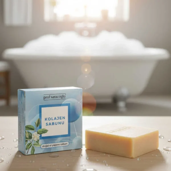 El Yapımı Doğal Kolajen Katı Sabun