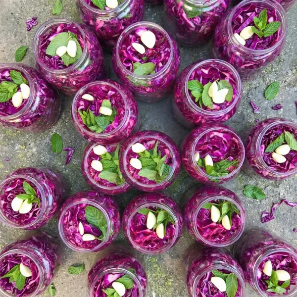 Kırmızı Mor Lahana Turşusu