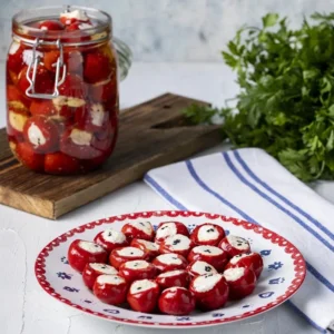 Peynir Dolgulu Kiraz Biberi Turşusu